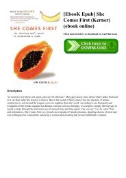She Comes First Ebook